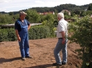 Arbeitseinsatz Einfahrt Vereinsheim  06.08.2008
