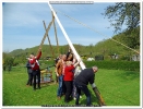 01.05.2015 KGV-Aue Maibaum aufstellen