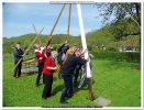 01.05.2015 KGV-Aue Maibaum aufstellen